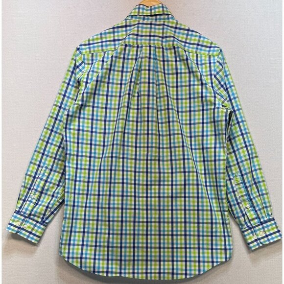 Croft & Barrow Men's Classic Fit Button Down Shirt Easy Care Size 15 Multi Plaid - Picture 2 of 13